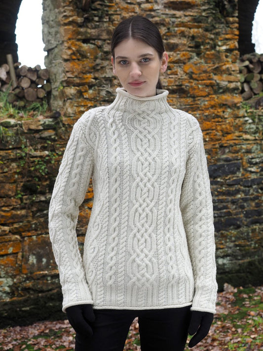 KYLEMORE SUPER SOFT FUNNEL NECK SWEATER CR4690
